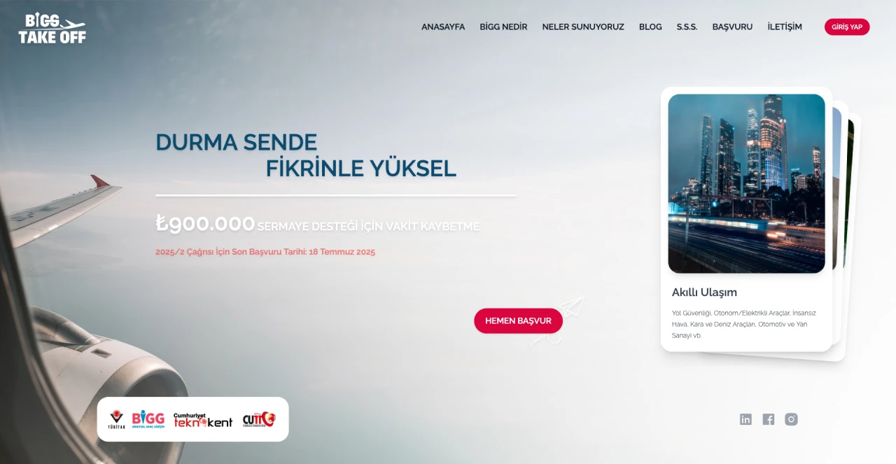  TÜBİTAK BİGG Başvuru ve Değerlendirme Sistemi