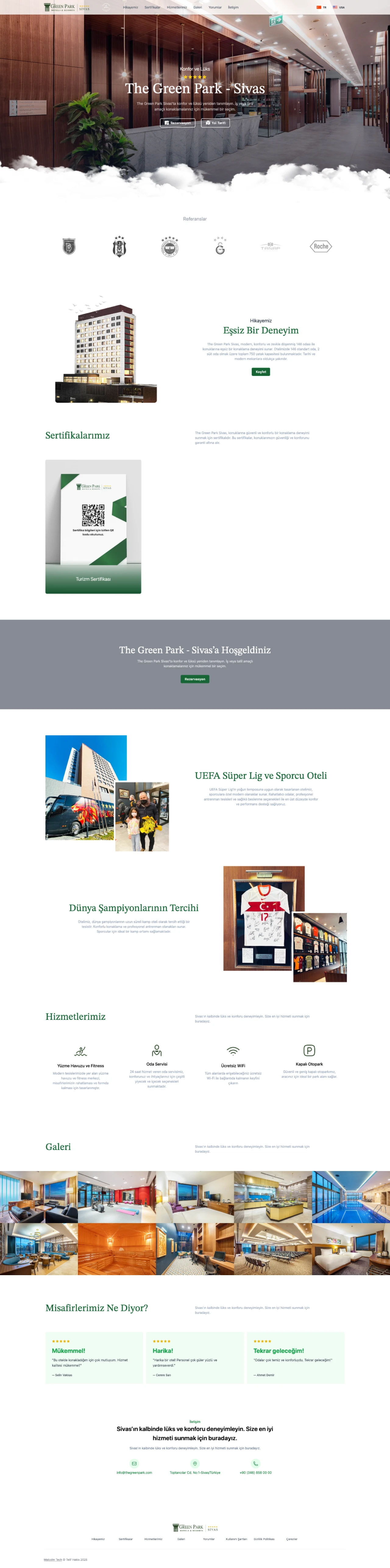  The Green Park Sivas: Dijital Konforun Yeni Tanımı